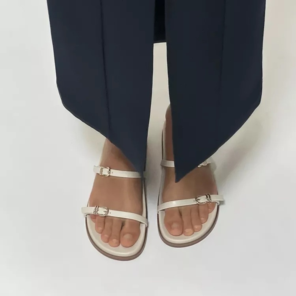 Zara Buckled Strap Sandals 2024